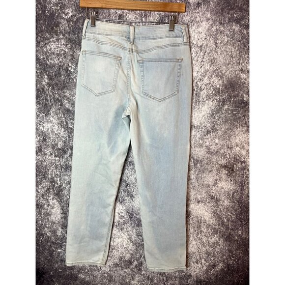 Sincerely Jules Jeans womens 1 / 25 Blue Deconstructed Straight High Rise Retro - Picture 11 of 11